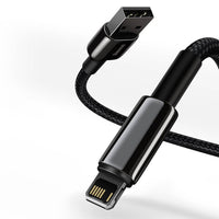 Thumbnail for Baseus Tungsten Gold Fast Charging Data Cable USB-A to iPhone, iPad 1Meter