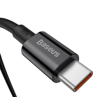 Thumbnail for Baseus Superior Series Fast Charging Data Cable USB-C to USB-C 100W 1Meter - Black