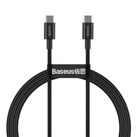 Thumbnail for Baseus Superior Series Fast Charging Data Cable USB-C to USB-C 100W 1Meter - Black