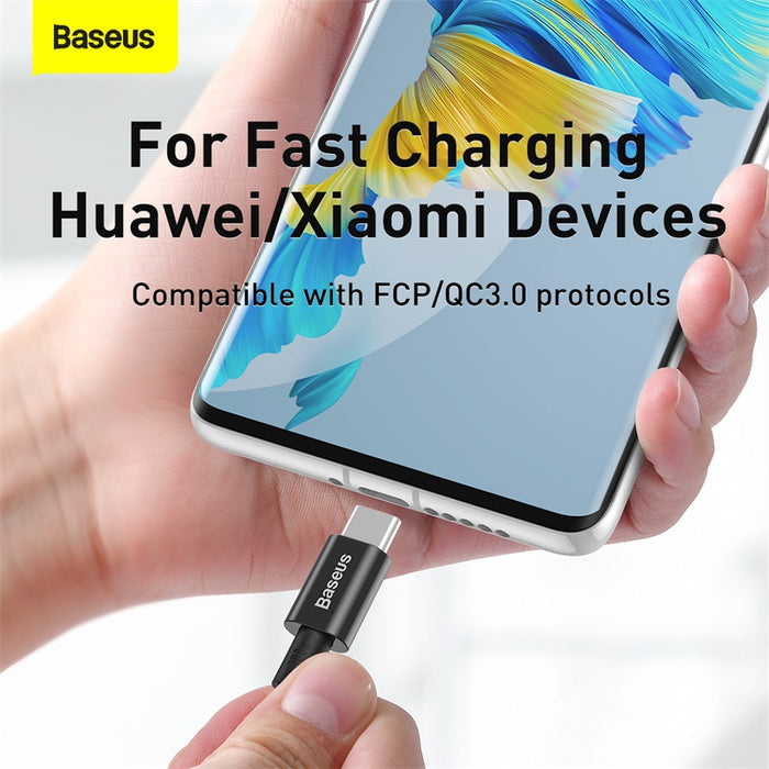 Baseus Superior Series Fast Charging Data Cable USB-C to USB-C 100W 1Meter - Black