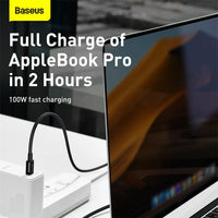 Thumbnail for Baseus Superior Series Fast Charging Data Cable USB-C to USB-C 100W 1Meter - Black