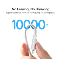Thumbnail for Baseus ZJ Series Fast Charging Data Cable USB-C to Lightning PD 20W 1M-White