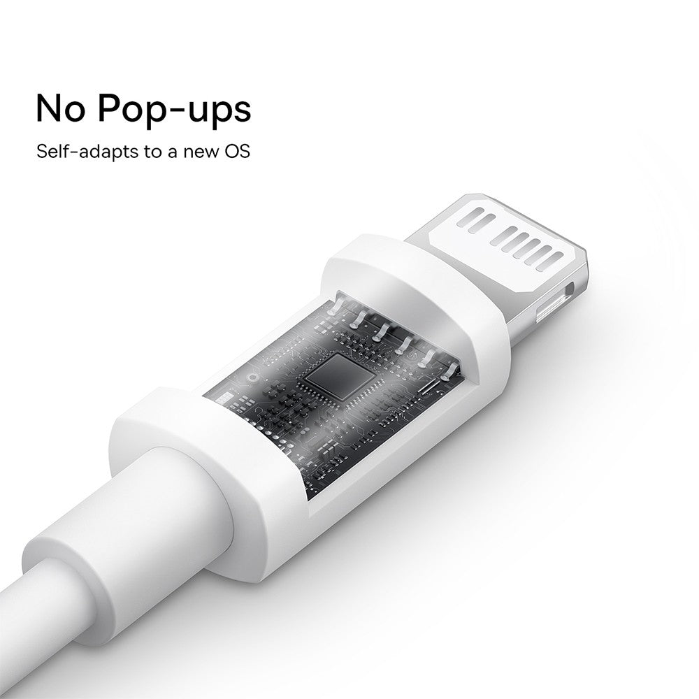 Baseus ZJ Series Fast Charging Data Cable USB-C to Lightning PD 20W 1M-White