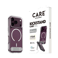 CARE by PanzerGlass Kickstand MagSafe Case for iPhone 18 Pro, 17 Pro - Transparent/White