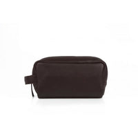 Thumbnail for Leather United Unisex Dopp Toiletry Kit Bag - Brown (Genuine Leather)