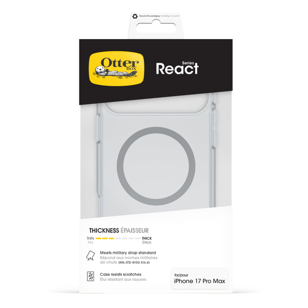 OtterBox React MagSafe Case for Apple iPhone 17 Pro Max - Clear