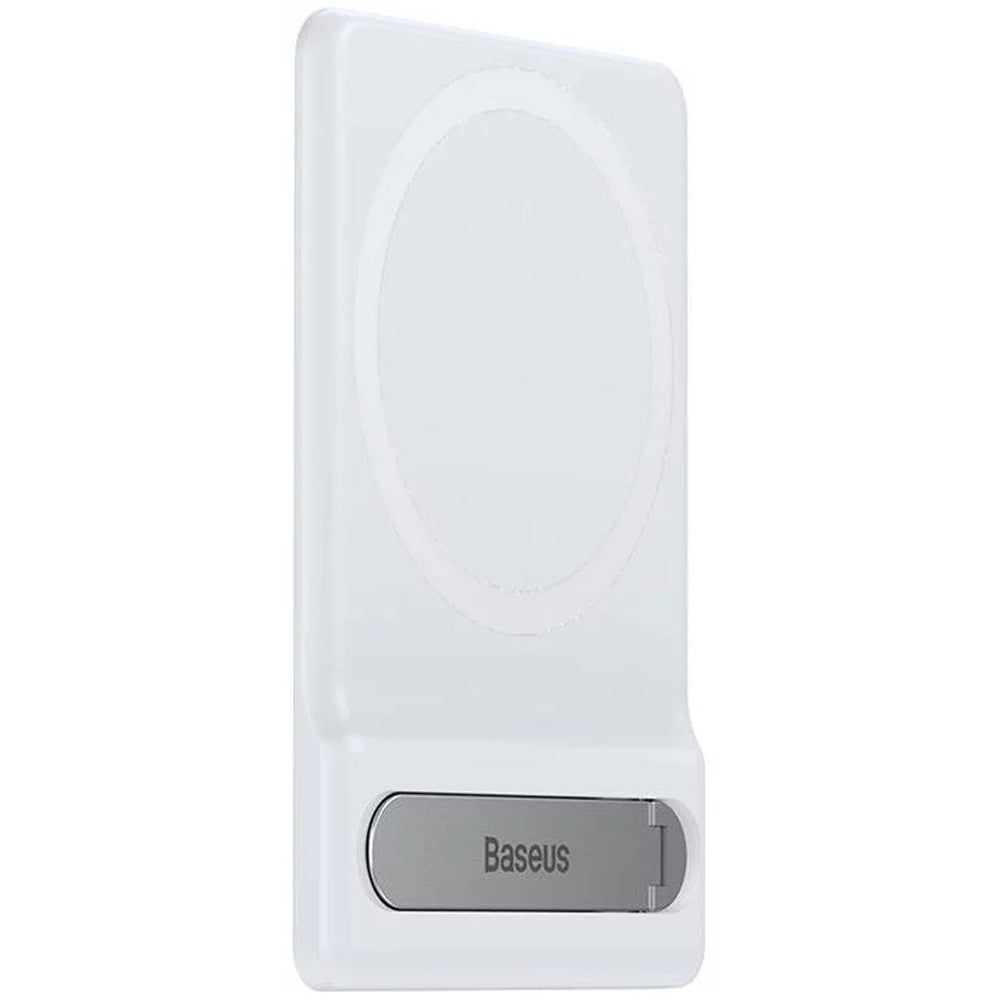 Baseus Foldable Magnetic Bracket Swivel Stand Holder for Iphone Magsafe - White