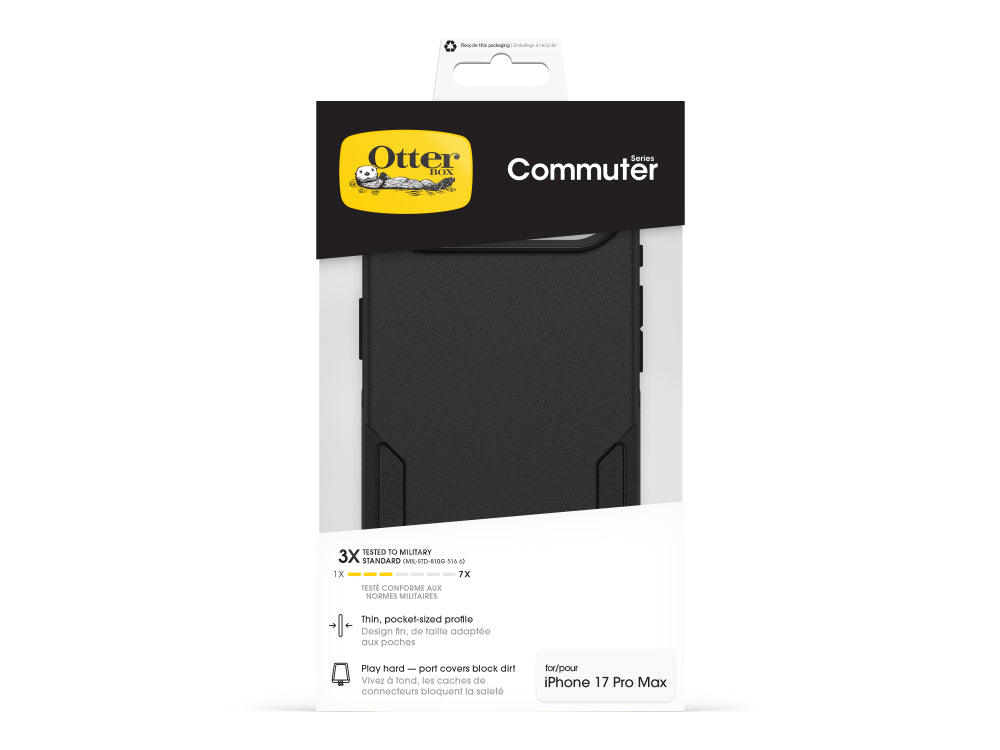 OtterBox Commuter Case with Camera Control for Apple iPhone Air- Black