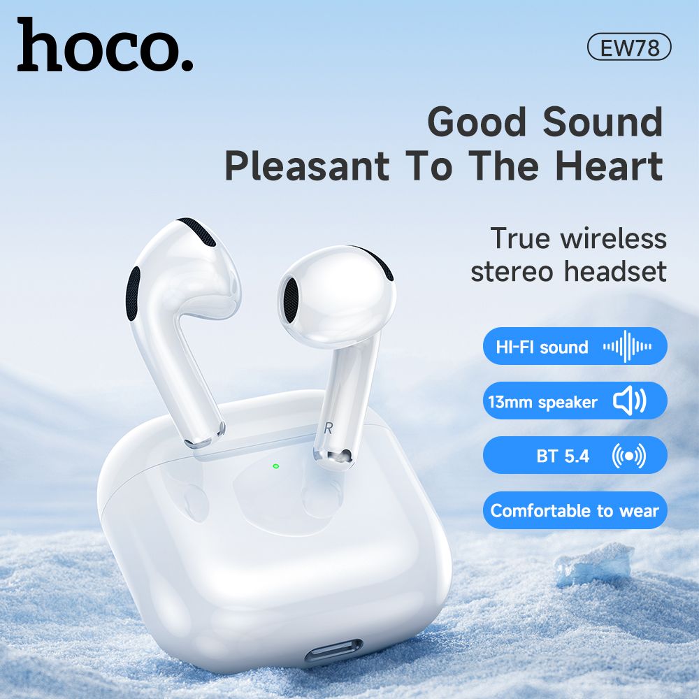 Hoco EW78 True Wireless Stereo Headset - White