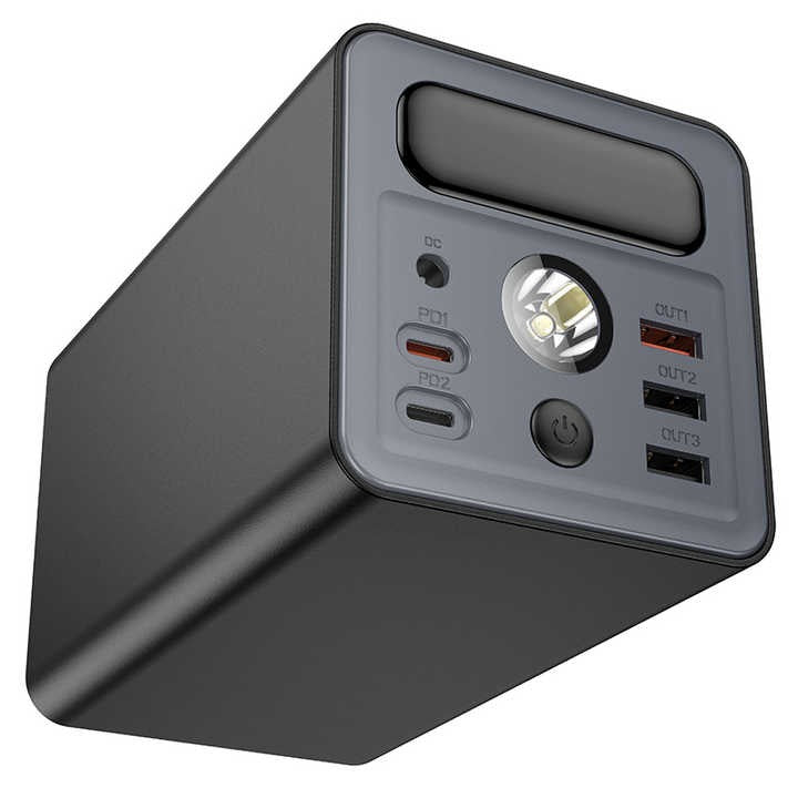 Hoco J138 Distant 22.5W+PD20W+DC12V multi-function power bank(60000mAh) Universal for - Phones/Table