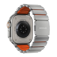NOMAD Stratos for Apple Watch (49mm/ULTRA1&2) - Natural/Orange