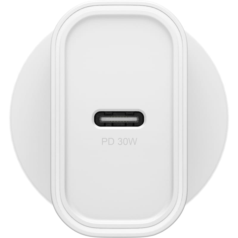 OtterBox 30W Wall Charger with USB-C and Power Delivery - White