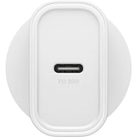 Thumbnail for OtterBox 30W Wall Charger with USB-C and Power Delivery - White