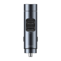 Thumbnail for Baseus Energy Column Car Wireless MP3 Charger 5.0 + 5V/3.1A - Grey