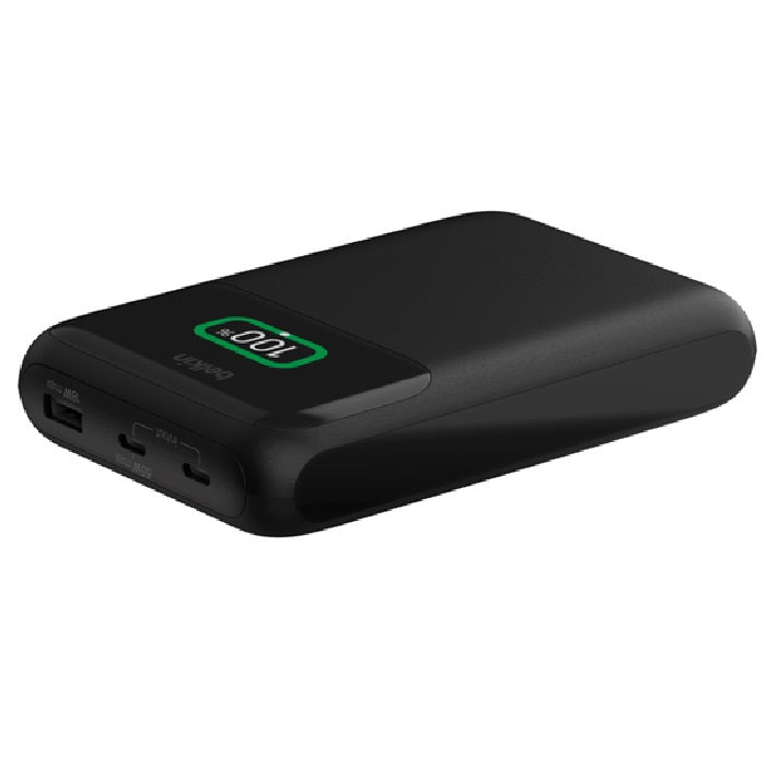 Belkin BoostCharge Pro 65W Laptop Power Bank 20K 20000mAh with 3 Port - Black