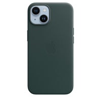 Thumbnail for Apple Leather Case with Magsafe for iPhone 14 - Forrest Green