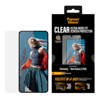Thumbnail for PanzerGlass UltraWideFit with Fasfit in a box for Samsung GS26 - Clear