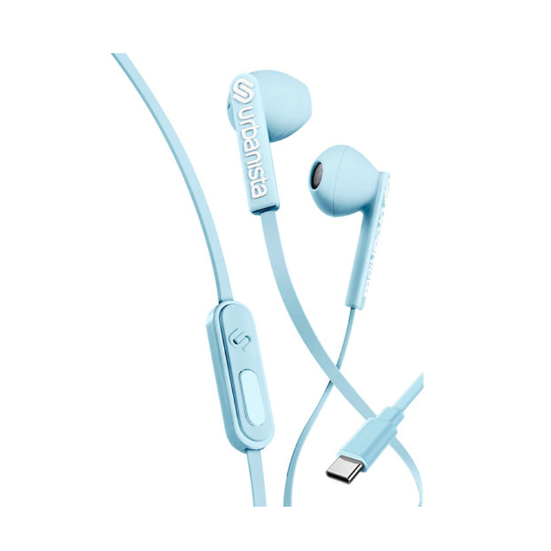 Urbanista San Francisco USB-C Earphones for iphone, iPad, Andriod -  Skylight Blue