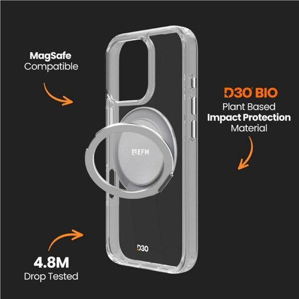 EFM Alta Case with D3O Bio for iPhone 16 Pro  - Clear