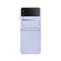 Thumbnail for Samsung Galaxy Z Flip4 Flap Leather Cover - Serene Purple