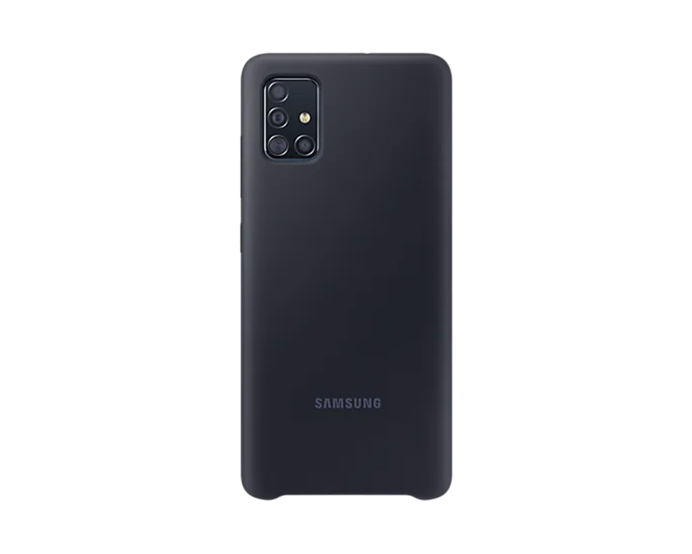 Samsung Galaxy A51 Silicone Cover - Black