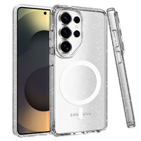 Thumbnail for Blacktech Magsafe Case with Glitter for Samsung Galaxy S26 Ultra - Clear