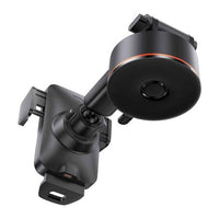 Thumbnail for Baseus Wisdom Induction Charger Car Phone Holder On The Dashboard  - Black