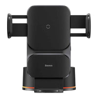 Thumbnail for Baseus Wisdom Induction Charger Car Phone Holder On The Dashboard  - Black