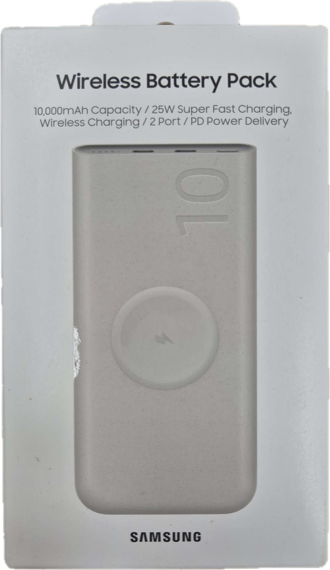 Samsung 25W Wireless Super FAST charging 2 x USB-C Port PD 10000mAh Slim Power Bank Battery Pack - B