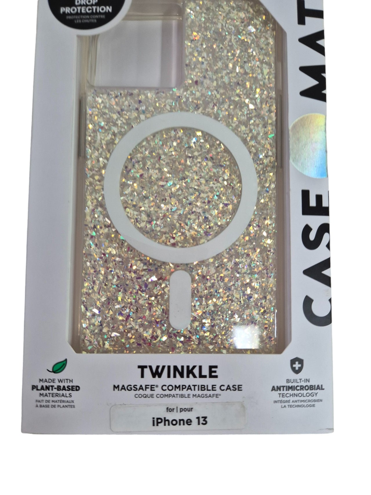 Case-Mate Twinkle Case Antimicrobial for iPhone 13 Pro (6.1" Pro) - Stardust