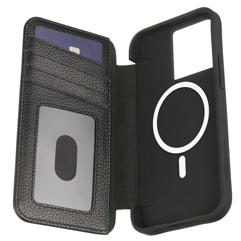 Case-Mate Wallet Folio Case MagSafe for iPhone 14 Pro Max - Black