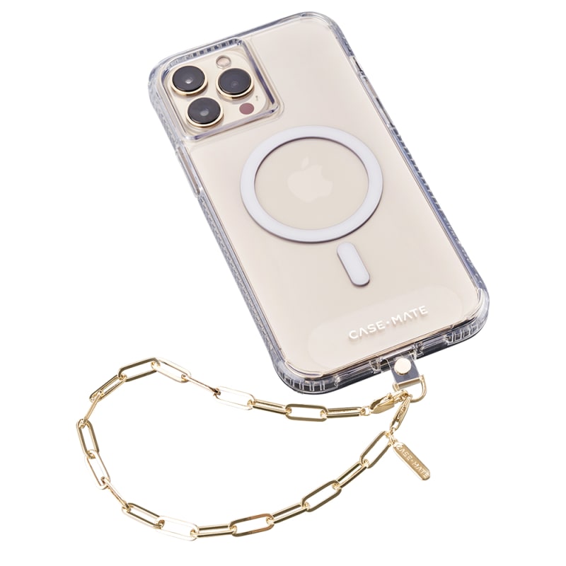 Case-Mate Chunky Chain Phone Wristlet Universal - Gold