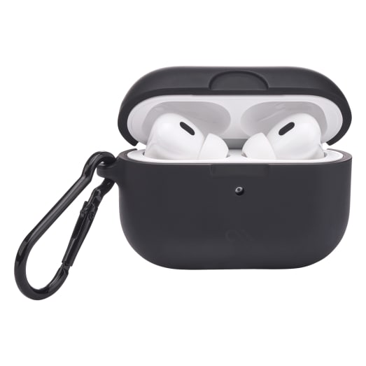 Case-Mate Tough Case with Carabiner Clip for AirPods Pro/Pro (2nd Gen) - Black
