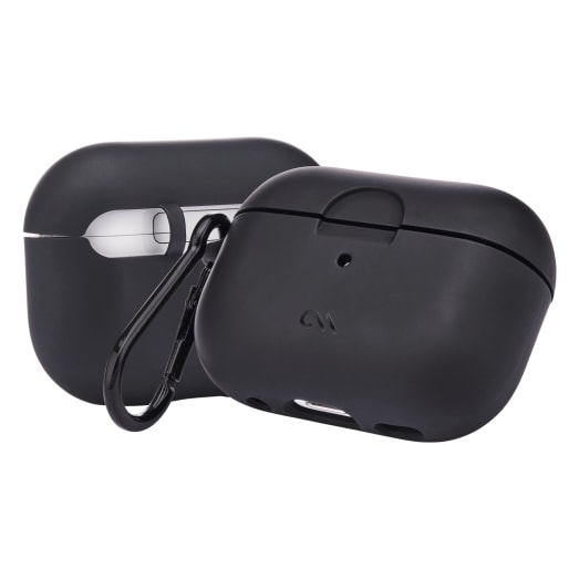 Case-Mate Tough Case with Carabiner Clip for AirPods Pro/Pro (2nd Gen) - Black