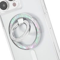 Thumbnail for Case-Mate Magnetic Ring Stand Works with MagSafe - Mother of Pearl
