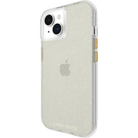 Thumbnail for Case-Mate Sheer Crystal Case For iPhone 15 / iPhone 14 / iPhone 13 - Gold