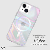 Thumbnail for Case-Mate Soap Bubble MagSafe Case For iPhone 15 - Iridescent