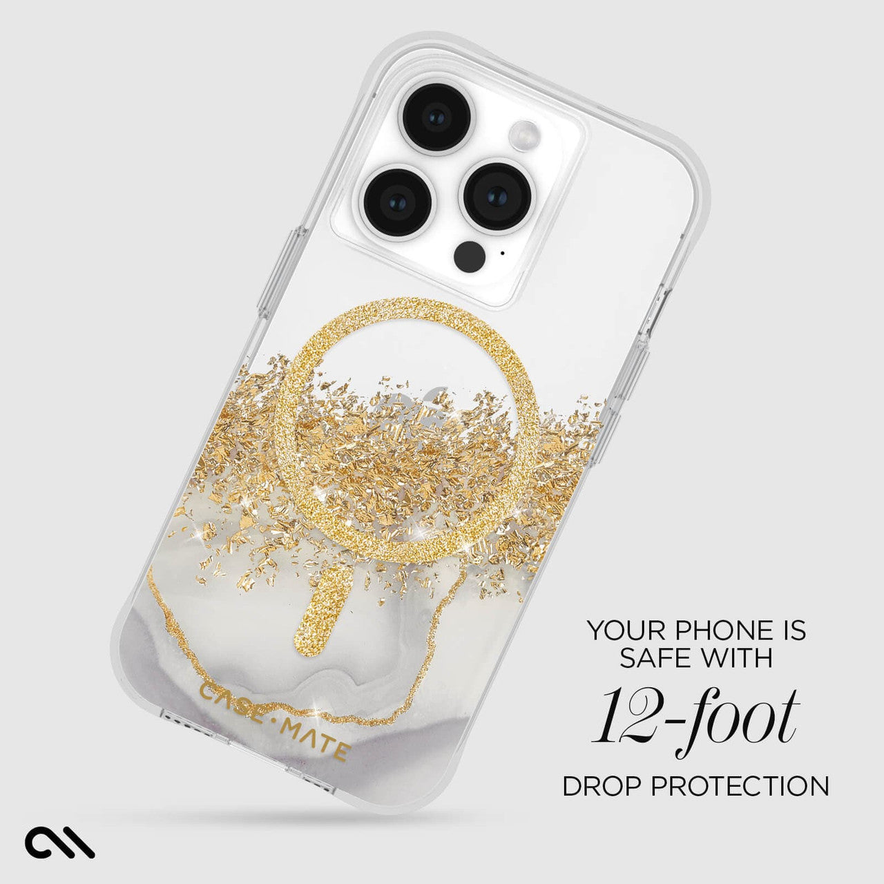 Case-Mate Karat MagSafe Case for iPhone 15 Pro - Marble