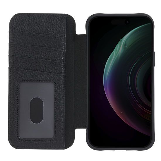 Case-Mate Wallet Folio Case MagSafe For Apple iPhone 15 Plus - Black