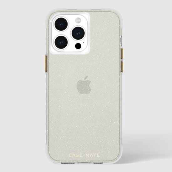 Case-Mate Sheer Crystal Case For iPhone 15 Pro Max - Gold