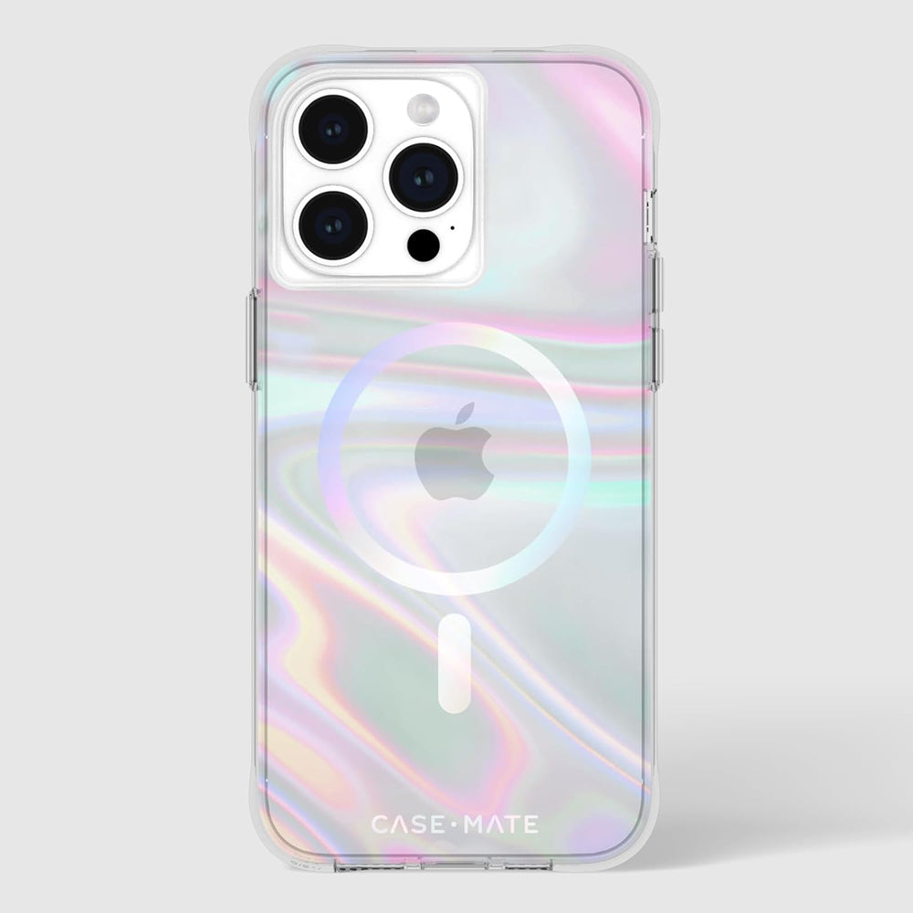 Case-Mate Soap Bubble MagSafe Case For iPhone 15 Pro Max - Iridescent