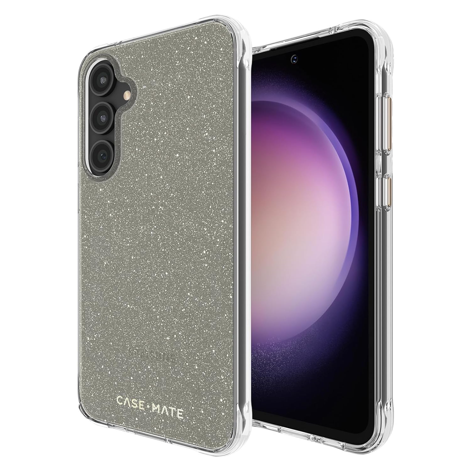 Case-Mate Sheer Crystal Case for New Samsung FE 5G - Gold