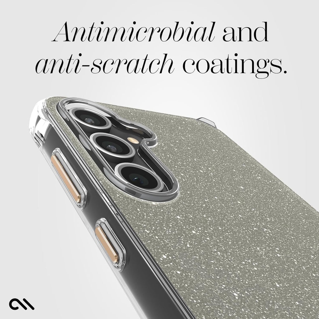 Case-Mate Sheer Crystal Case for New Samsung FE 5G - Gold