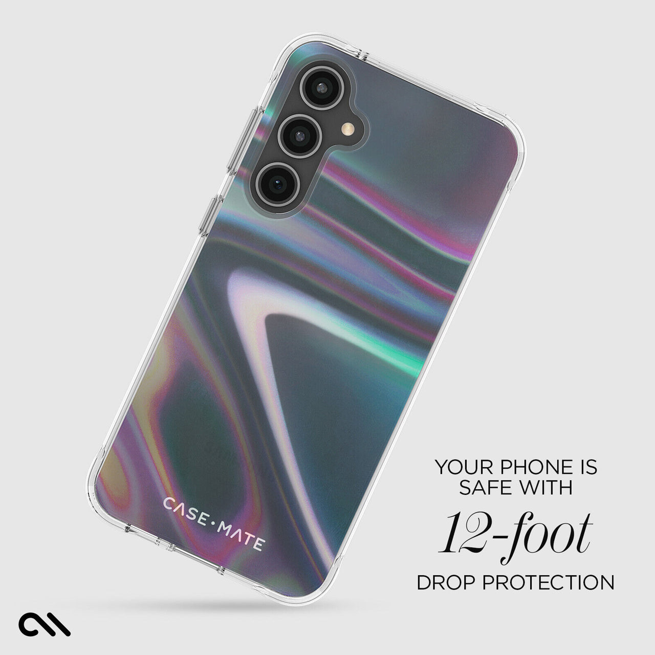 Case-Mate Soap Bubble Case for New Samsung FE 5G 2023 - Iridescent