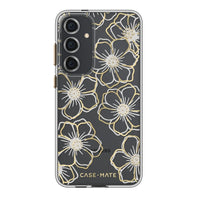 Thumbnail for Case-Mate Floral Gems Case For Samsung Galaxy S24+ Gold
