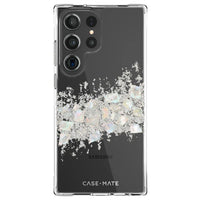 Thumbnail for Case-Mate Karat Touch of Pearl Case Samsung Galaxy S24 Ultra - White/Black