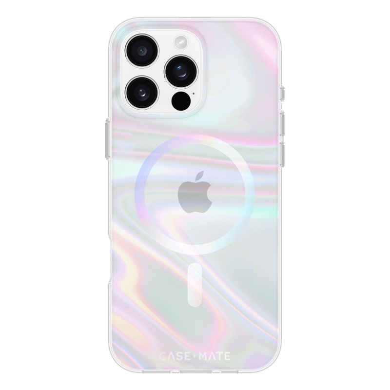 Case-Mate Soap Bubble MagSafe Case for iPhone 16 Pro Max  - Iridescent