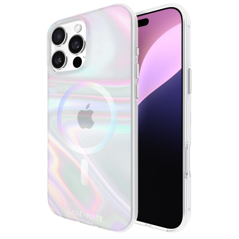 Case-Mate Soap Bubble MagSafe Case for iPhone 16 Pro Max  - Iridescent