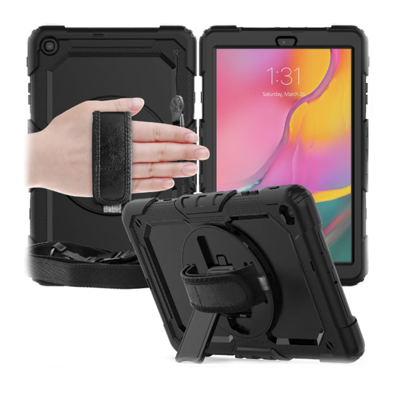 Cleanskin ProTech Pro-Pack 3in1 Rugged Case Suits iPad 10.2" - Black