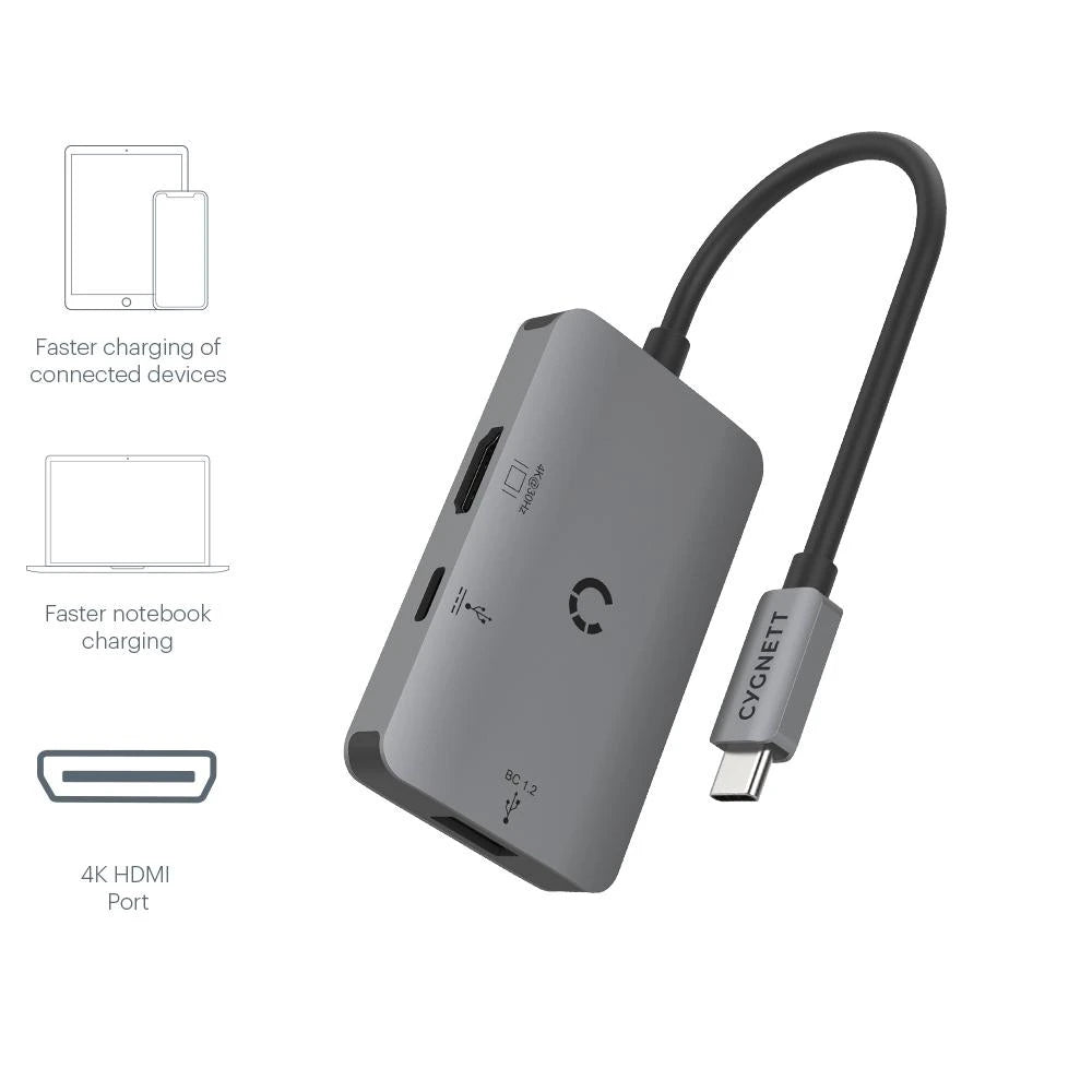 Cygnett Unite USB-C Hub HDMI/1 x USB-A/1 x USB-C